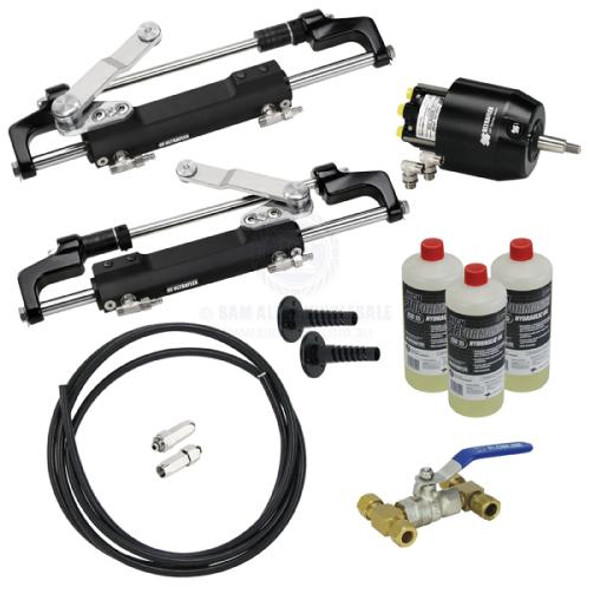Ultraflex Hydraulic Steering Kits - Twin Engine Dual Cylinder - Fluid Link Kit