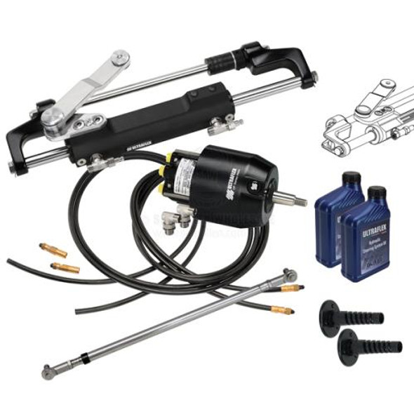 Ultraflex Hydraulic Steering Kits - Twin Engine Single Cylinder - Mechanical Tie Bar