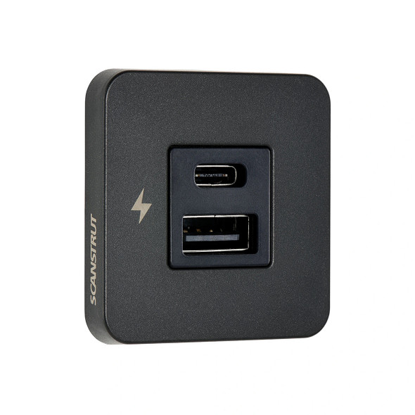 Scanstrut Charge Socket Tile Interior USB A USB C 12/24V