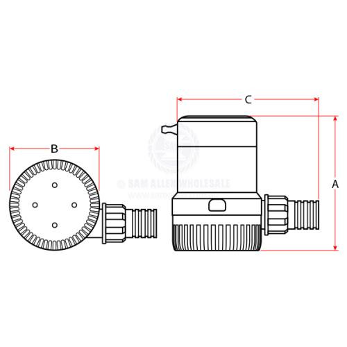 Relaxn Submersible Bilge Pumps Series 2000 