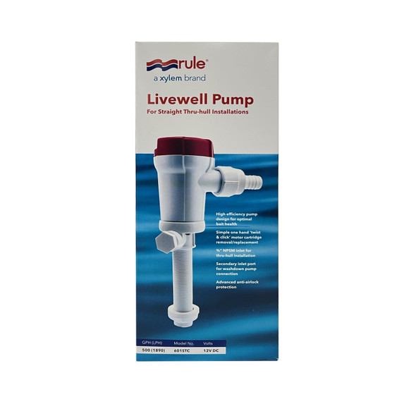 Rule Tournament 600 Dual Port Livewell Pumps