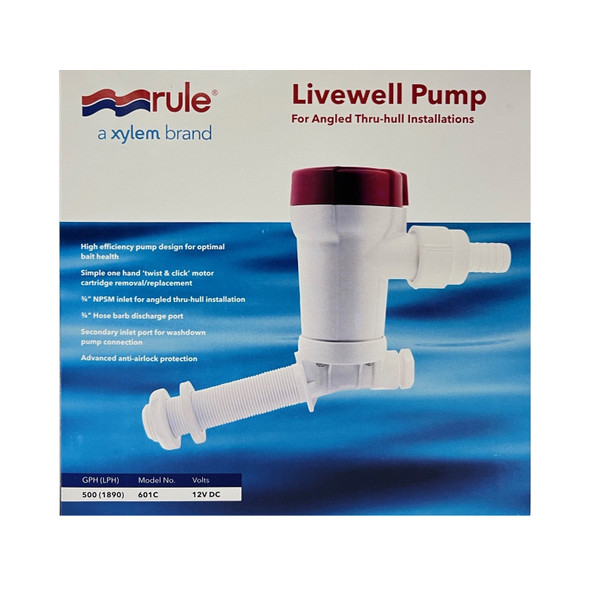 Rule Tournament 600 Dual Port Livewell Pumps