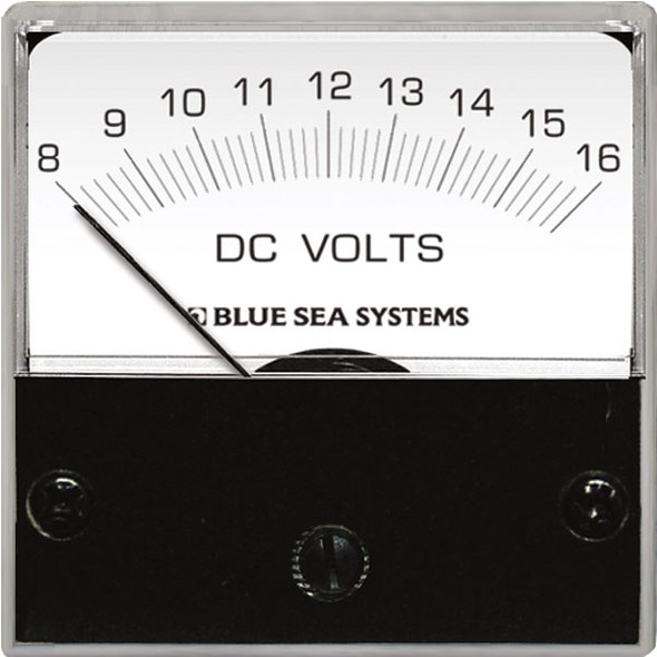 Blue Sea DC Analog Micro Voltmeter - 8-16V DC