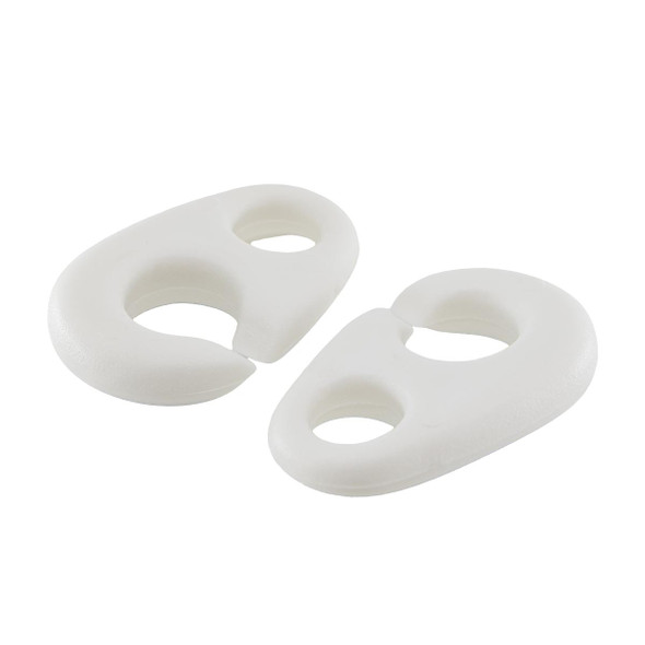 Nylon Sister Eye Clips - White 10mm
