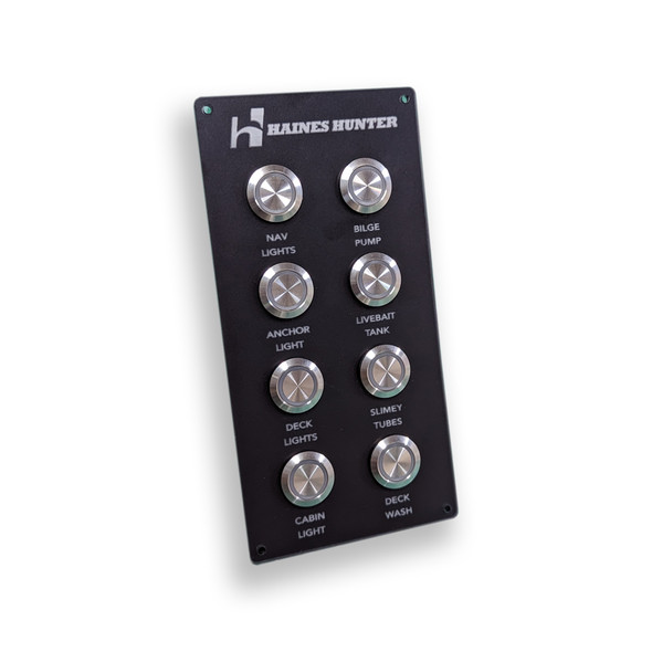 Custom Switch Panel in Black / White 3mm