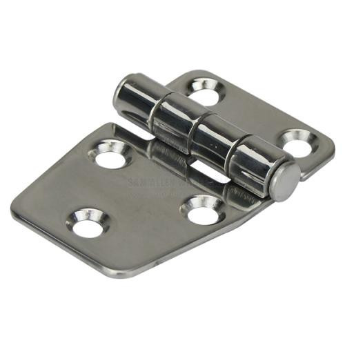 Hinge 304G Stamped S/Steel Strap 53 x 40mm Uneven Split - Pair