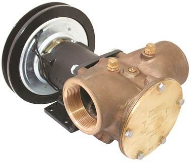 Jabsco Pump Bronze 24v Electro Clutch 2A Pulley 2" BSP