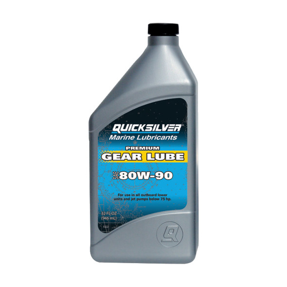 QuickSilver Oil Gear Lubes - Mercury Premium 80W-90