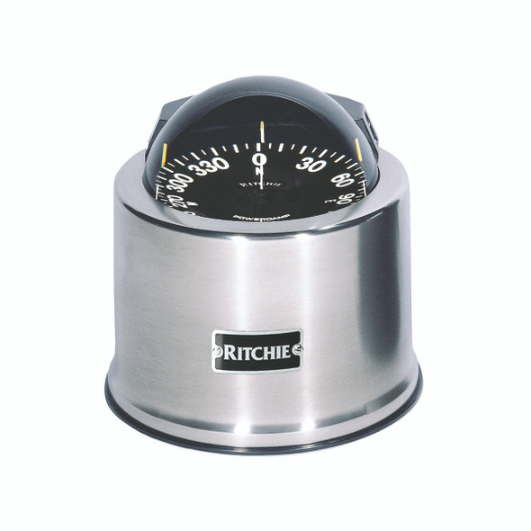 Ritchie Globemaster Compass 24V SS Red 2 Degree Pedestal