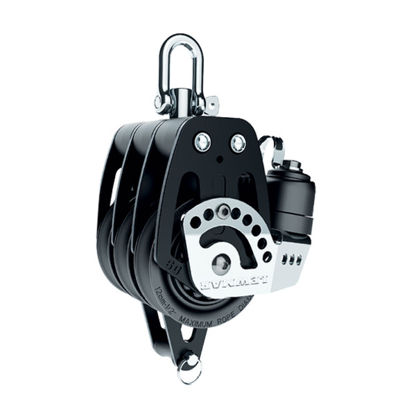 Lewmar HTX Block - 60mm Triple/Becket/Cam