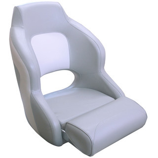Flip Up Boat Seat - Grey