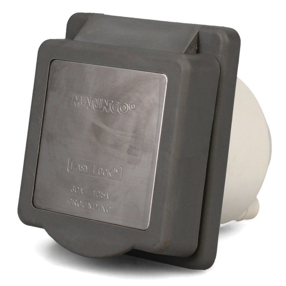 Marinco Boat Shore Power Easy Lock Inlet 125V 30A