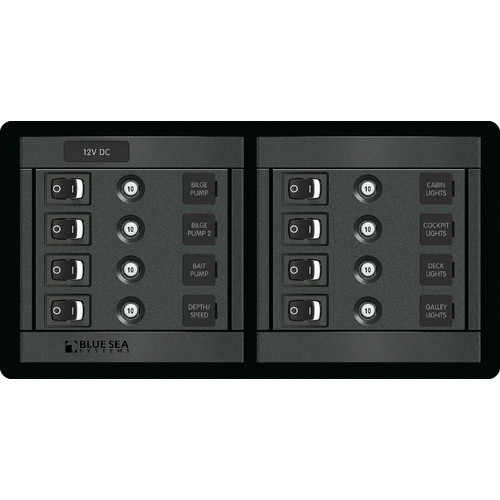 Blue Sea 12 Volt DC 8 Position Switch - CLB Horizontal
