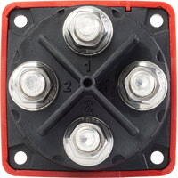 Blue Sea m-Series Dual Circuit Plus Battery Switch - Red