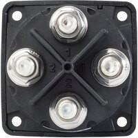 Blue Sea m-Series Dual Circuit Plus Battery Switch - Black