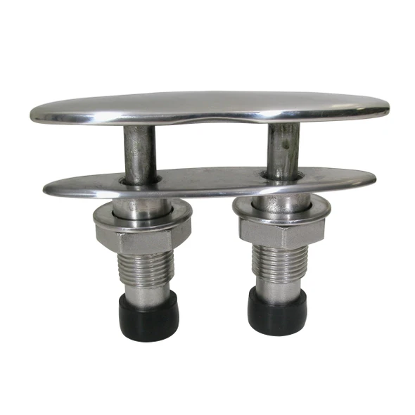 Marine Town Drop Down Cleats - Cast Stainless Steel