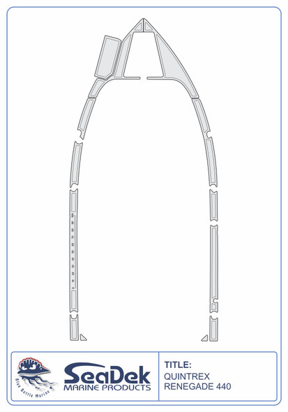 SeaDek EVA Marine Flooring Kit Quintrex Renegade 440 2024-2026