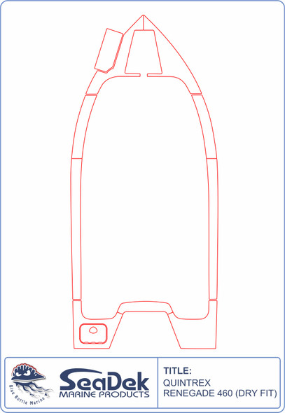 SeaDek EVA Marine Flooring Kit Quintrex Renegade 460 2018-2026