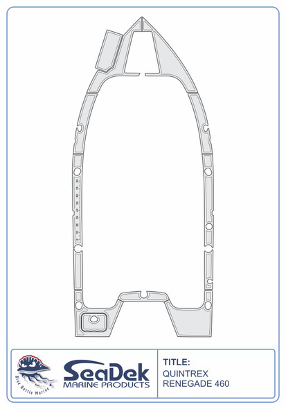 SeaDek EVA Marine Flooring Kit Quintrex Renegade 460 2018-2026