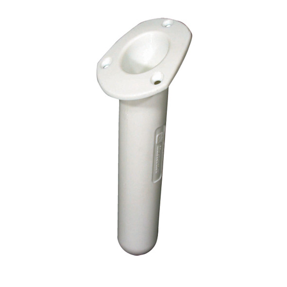 Oval Flush Mount Rod Holders White