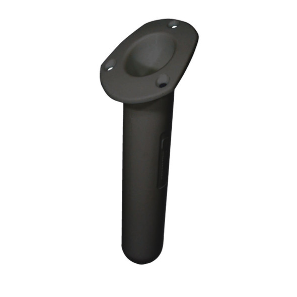 Oval Flush Mount Rod Holders Black