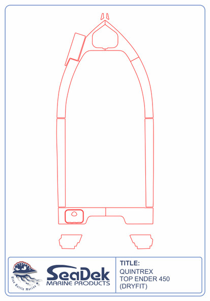 SeaDek EVA Marine Flooring Kit Quintrex Top Ender 450 2020-2026