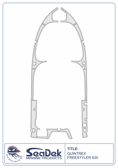 SeaDek EVA Marine Flooring Kit Quintrex Cruiseabout 530 2013-2018
