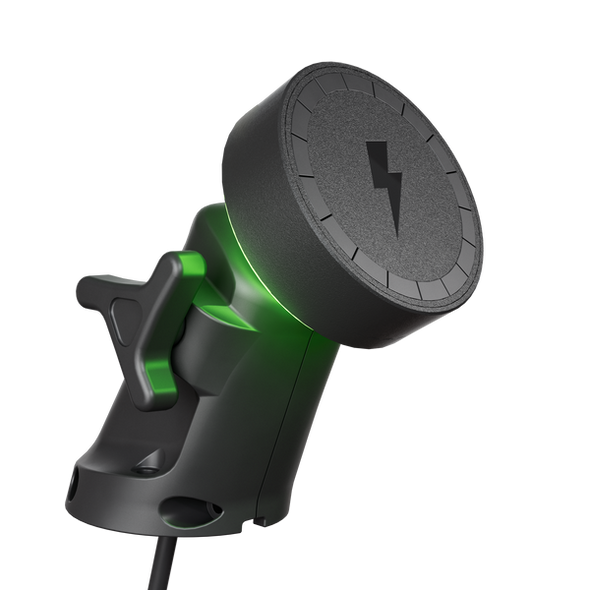 AquaAmp Waterproof Wireless Phone Charger - Ball Joint, Arm Mount With LED Indicator