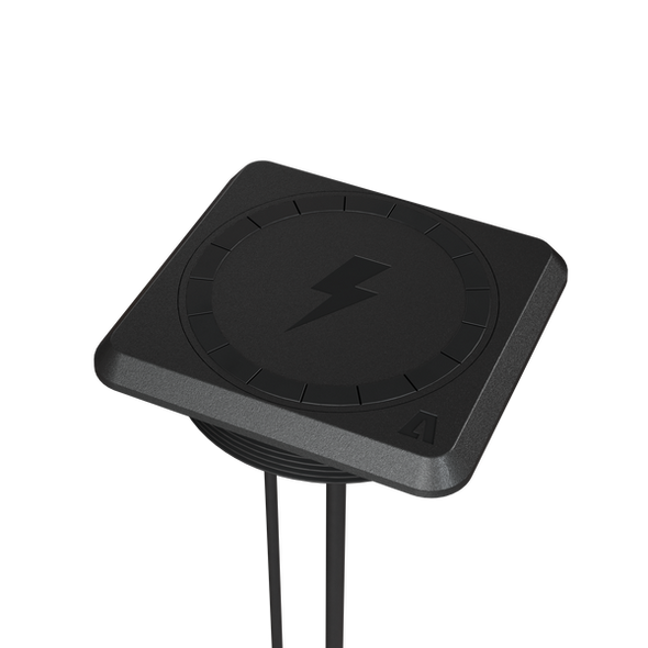 AquaAmp Waterproof Wireless Phone Charger 12V - Surface Mount Square Pad