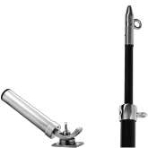 Outrigger Multidirectional Bundle Deck Mount For 2 Stage Pole