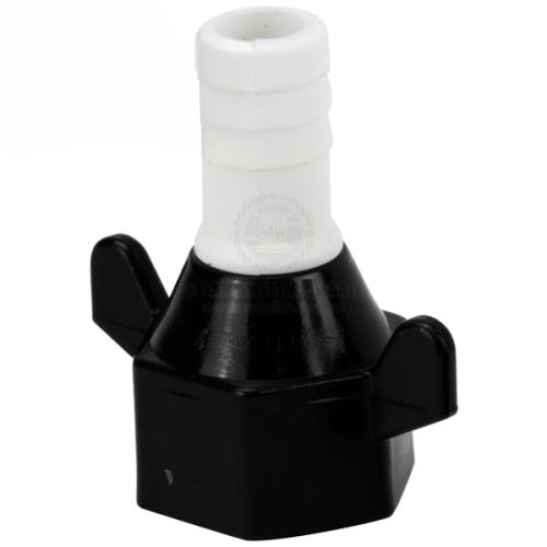 Relaxn Straight Hose Tail with Swivel Nut - 1/2 NPTF x 1/2