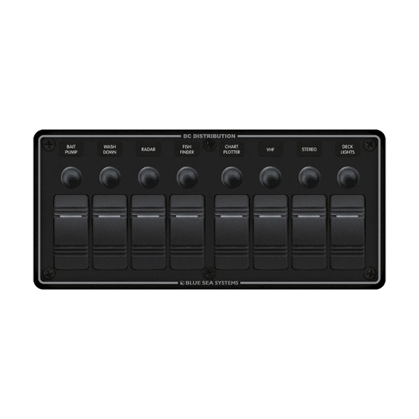 Blue Sea Contura Switch Water-Resistant Panels - 8 Position