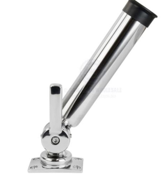 Rod Holder 316G Stainless Steel Adjustable Deck Mount