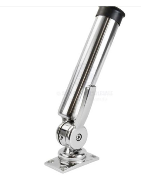 Rod Holder 316G Stainless Steel Adjustable Deck Mount