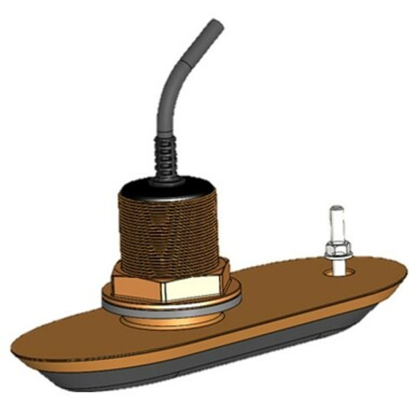 Raymarine RV-212S RealVisionion 3D Bronze Through Hull transducer Starboard