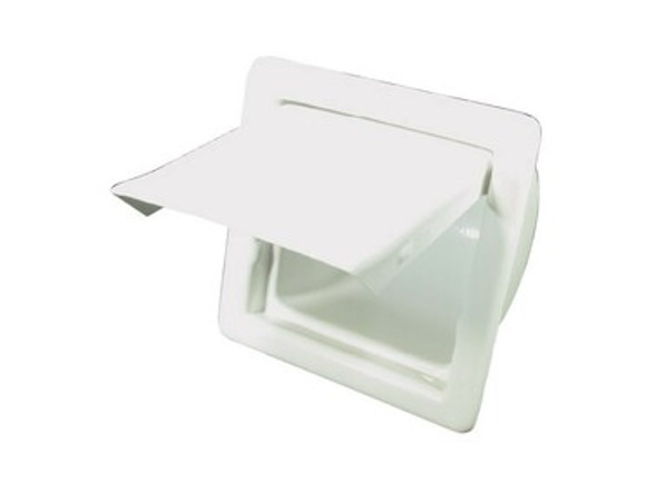 Ssi Recessed Toilet Paper Holder - White