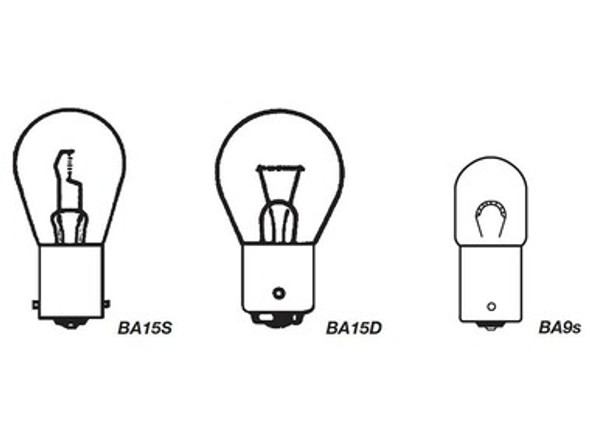 Bulbs - Bayonet Parallel Pins Bulb - 12V 18W Overall Length: 48mm Base: Ba15S