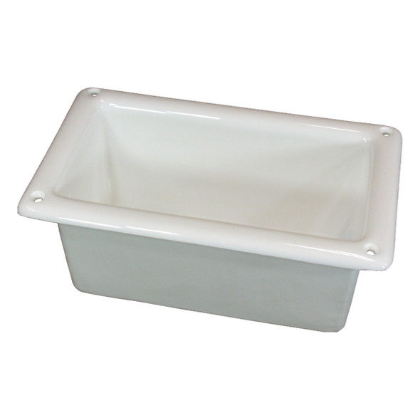 Pocket Storage Box White ABS