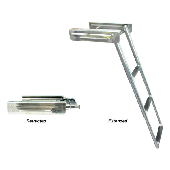 Marine Town Telescopic Boarding Ladder - Stainless Steel