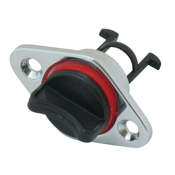 Drain Plug Assembly Chrome Brass 4 Point Coarse Thread