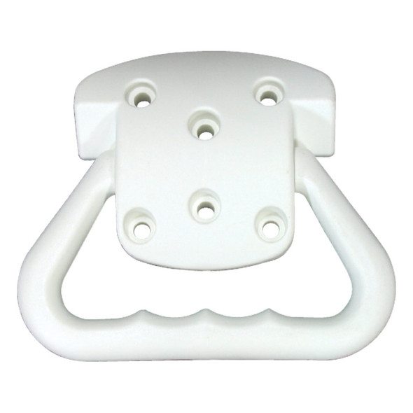 Hinged Handle White Nylon 112mm x 129mm