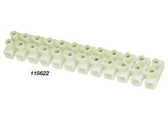Screw Connector Strips - 4mm - 6mm Wire Size Length: 119mm Width: 20mm Depth: 14