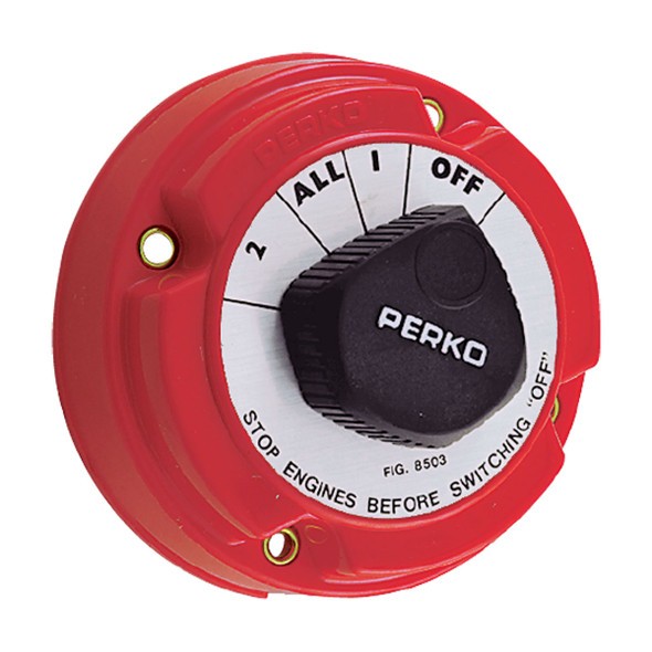 Perko Medium Duty Battery Switch 4 Position with AFD