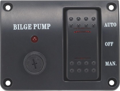Bilge Pump Control Panel - Rocker Switch
