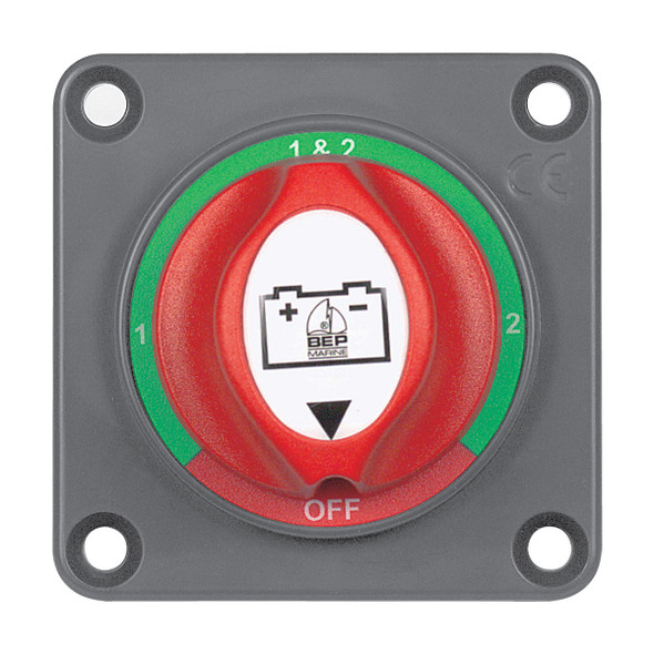 BEP Mini Four Position Battery Switch - Panel Mount