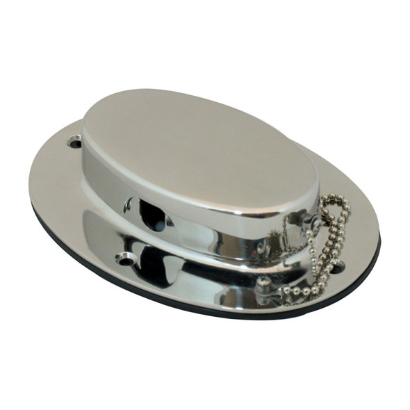 Marine Town Oval Hawse Hole Cast Stainless Steel with Lid
