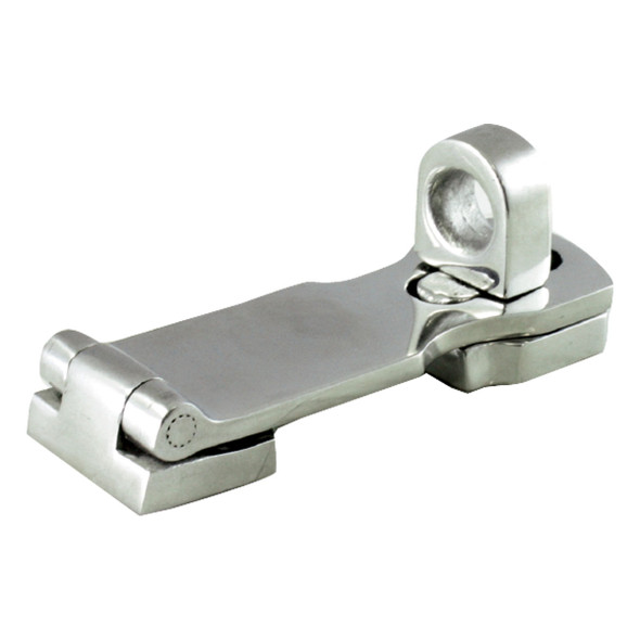 Marine Town Hasp and Staple Heavy Duty Twist Lock Cast Stainless Steel