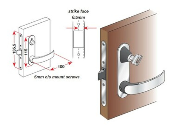 Mobella Offshore Mortise Door Lock Sets