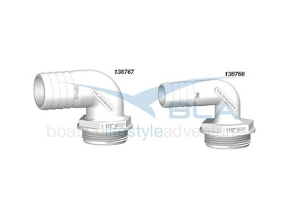 Trudesign Tank Fitting 90 25mm 1 1/2" BSP