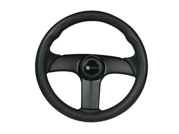 Steering Wheel - Viper Three Spoke Black Pvc